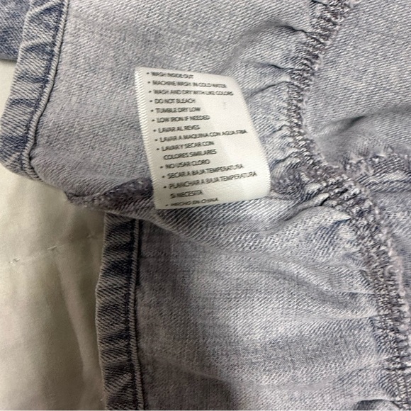 KanCan Blue Denim Peplum Jacket - Picture 6 of 7